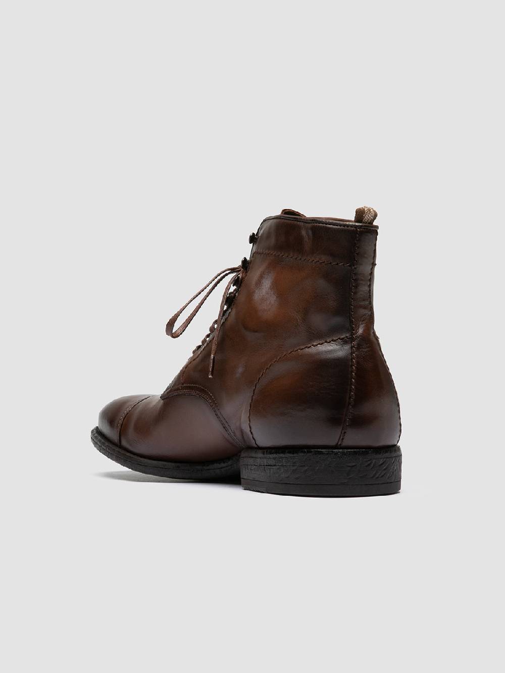 Officine Creative EMORY CAOU 014 Stivali Marrone Chiaro in Pelle In Saldo