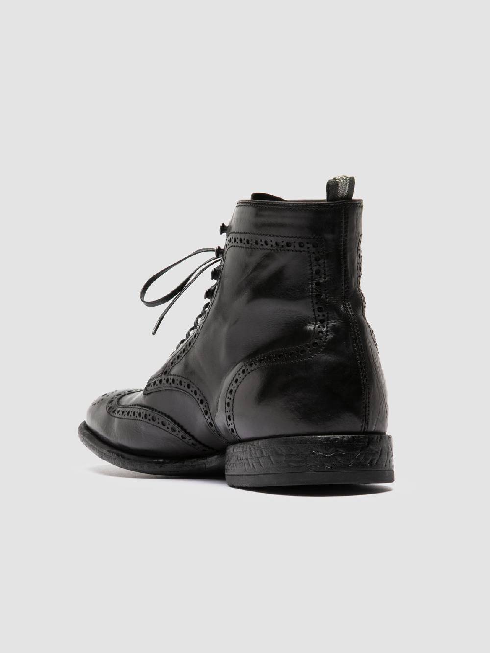 Officine Creative EMORY CAOU 016 Stivali Neri in Pelle Nuova