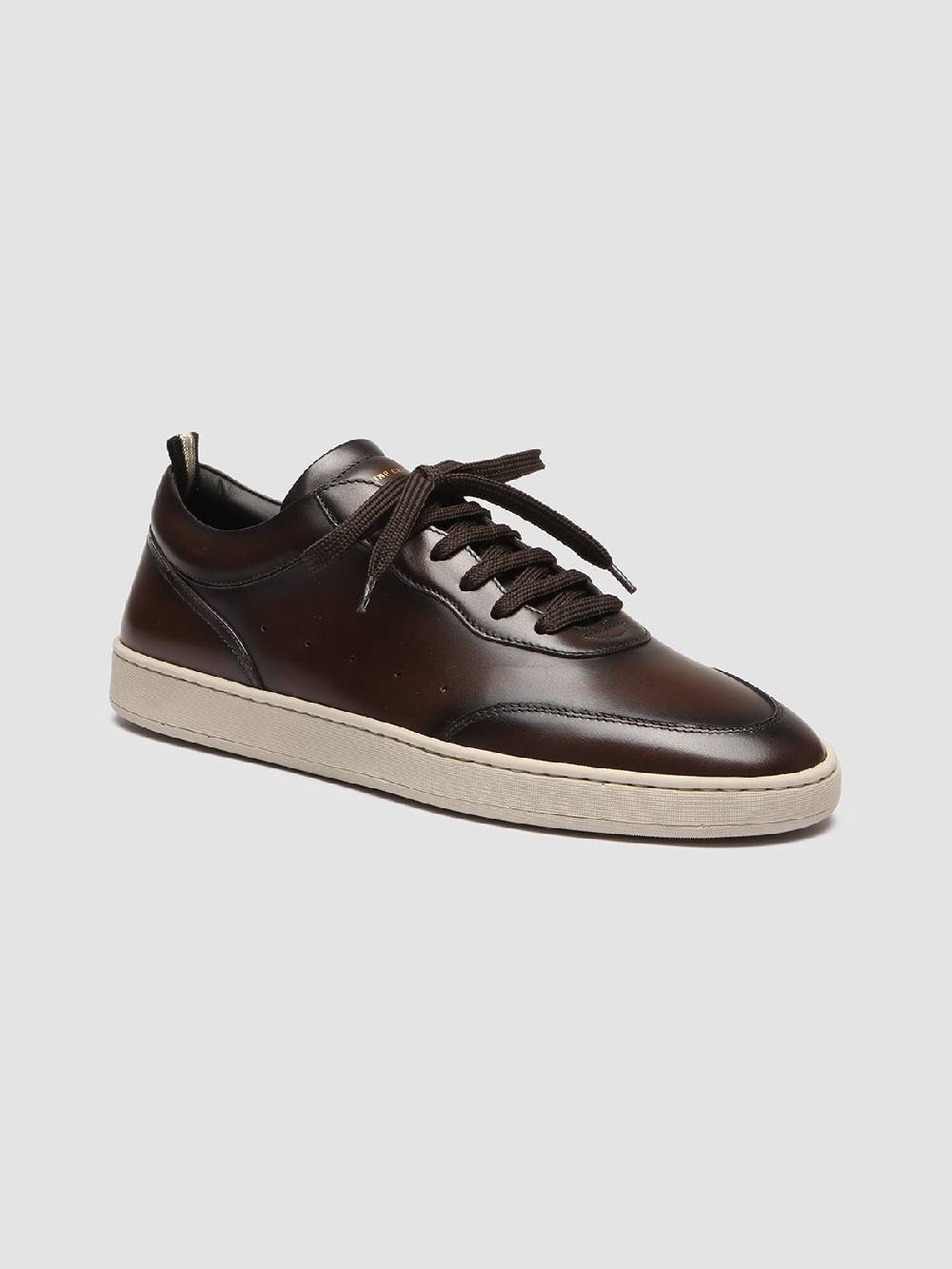 Officine Creative KRIS LUX 001 Sneakers in Pelle Marrone Qualità