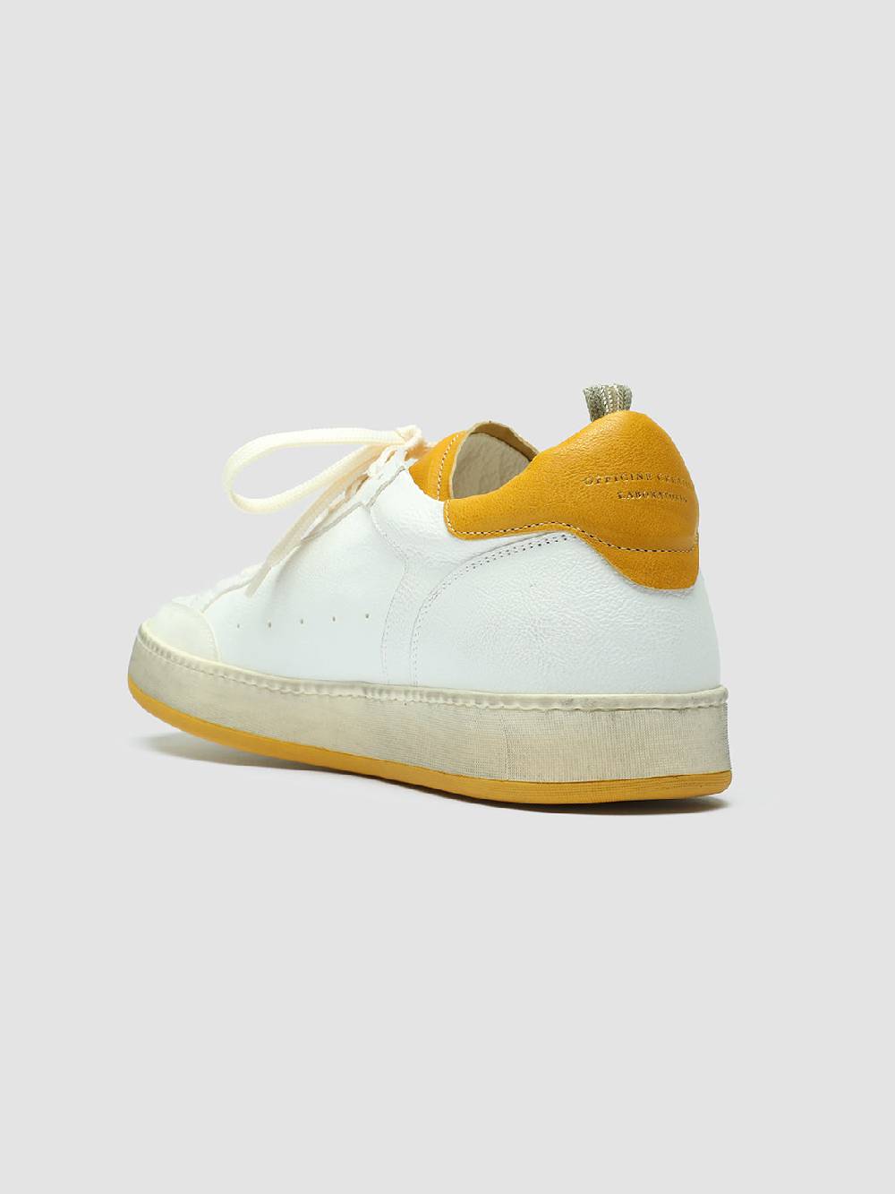 Officine Creative MAGIC 001 Sneakers in Pelle e Camoscio Bianco Promozione