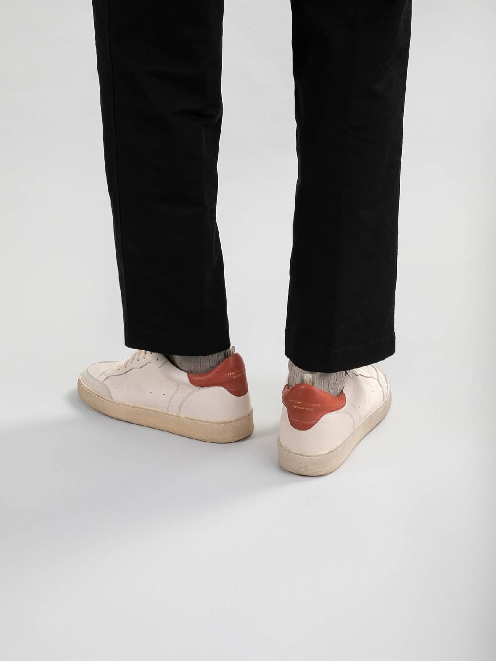 Officine Creative MAGIC 001 Sneakers in Pelle e Camoscio Bianco Promozione