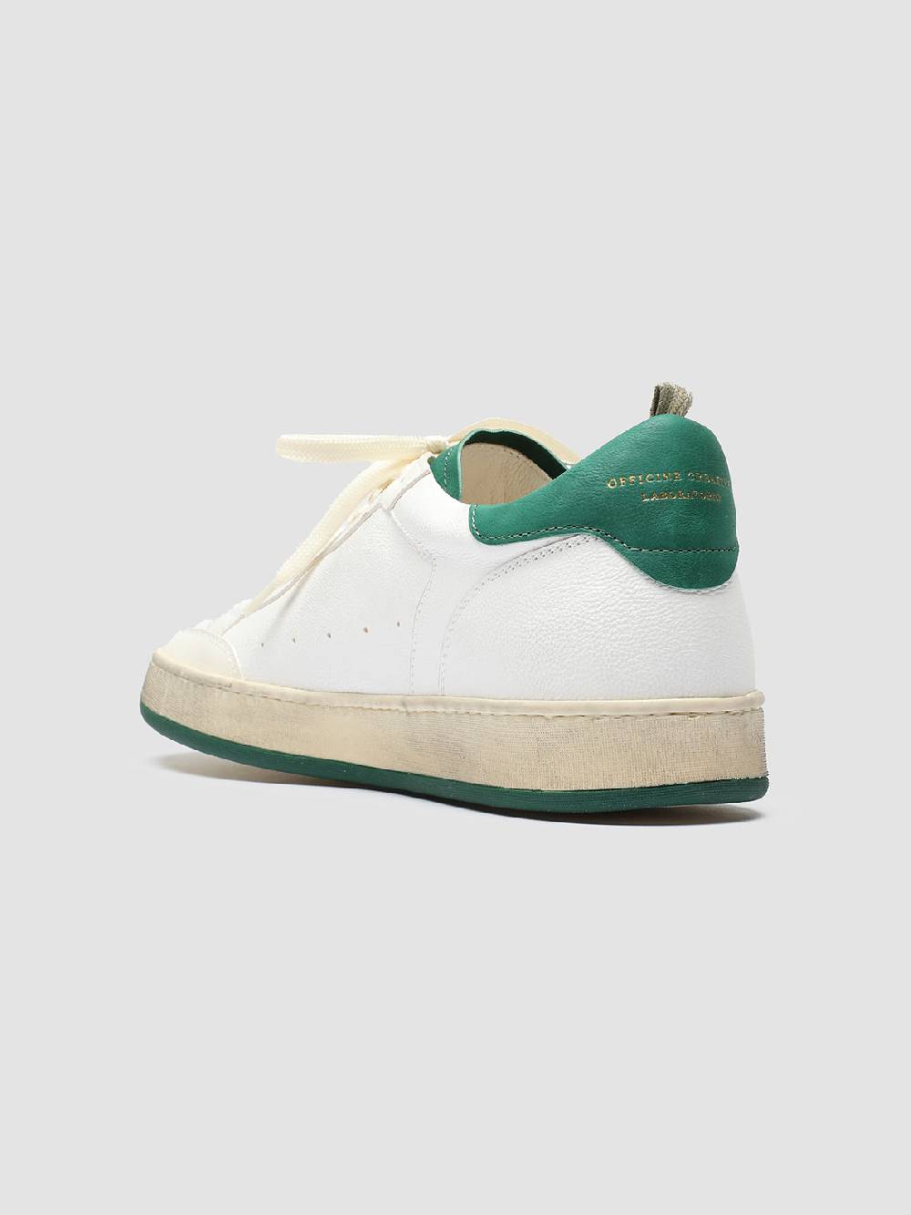 Officine Creative MAGIC 001 Sneakers in Pelle e Camoscio Bianco Spedizione Gratuita
