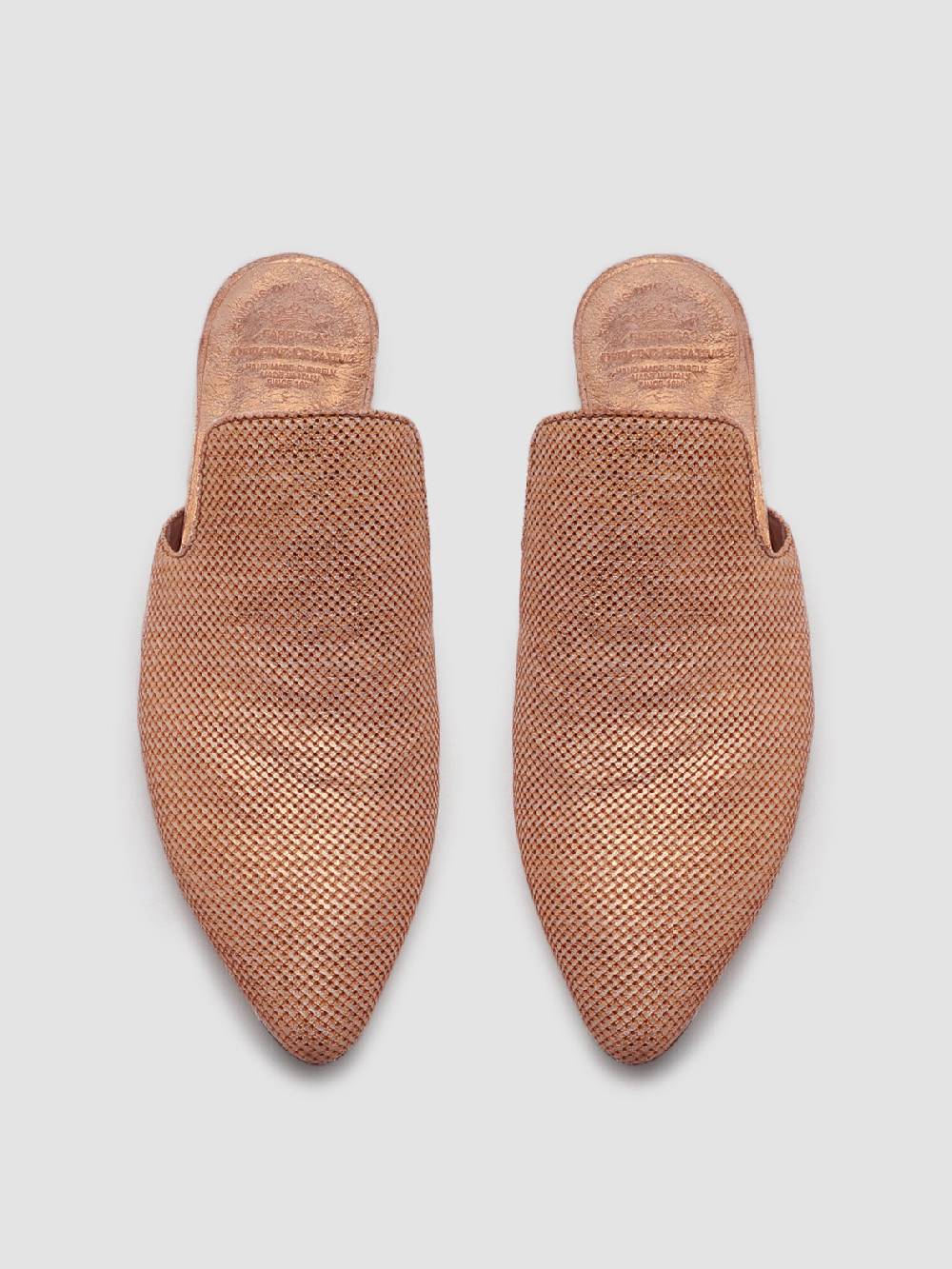 Officine Creative SAUVANNE 006 Sabot in Pelle Marrone Negozi Online