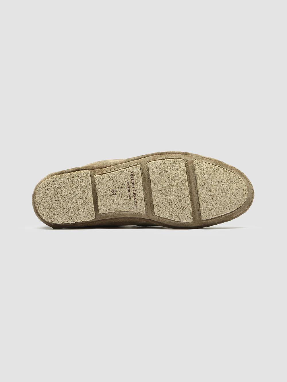 Officine Creative C-SIDE 101 Mocassini in Pelle Scamosciata Tortora Promozione Limitata