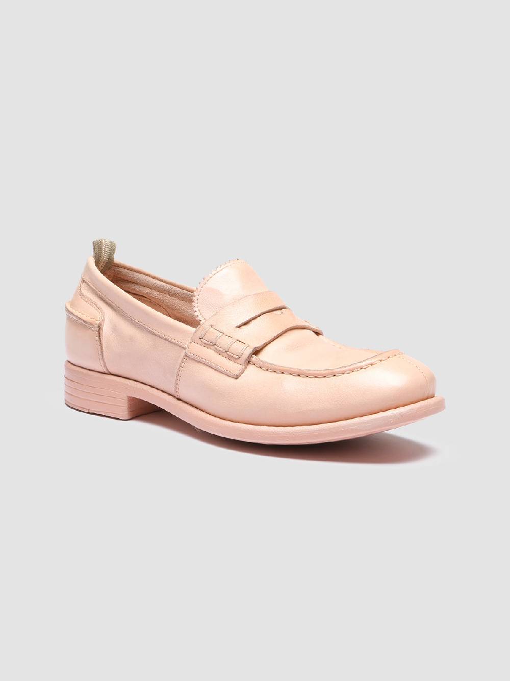 Officine Creative CALIXTE 042 Mocassini Penny Loafer in Pelle Rosa Prezzo Ridotto