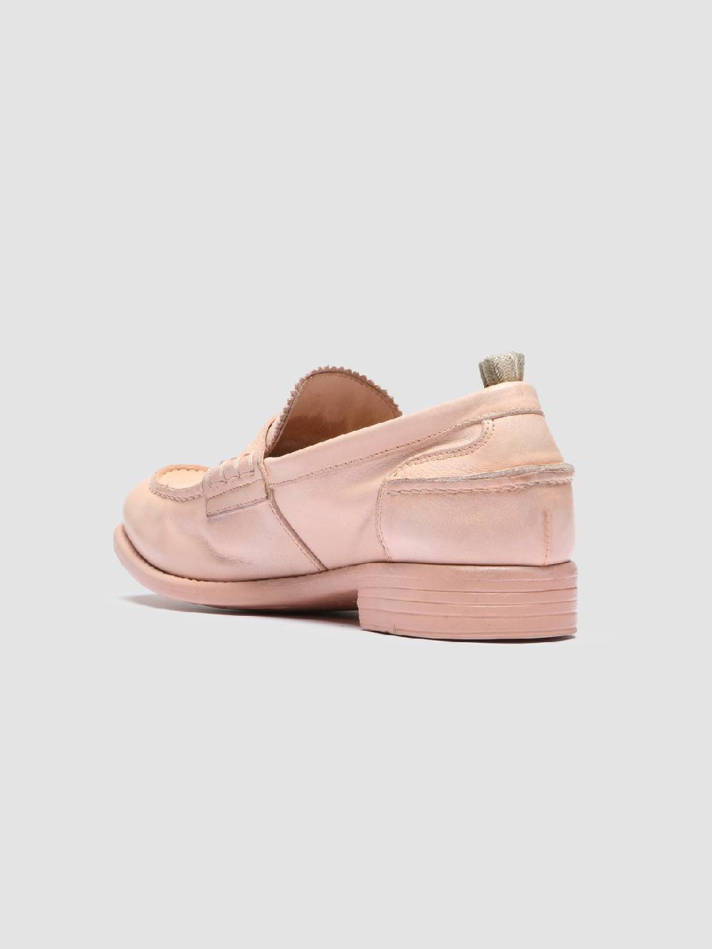 Officine Creative CALIXTE 042 Mocassini Penny Loafer in Pelle Rosa Prezzo Ridotto