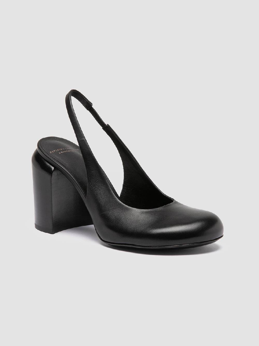 Officine Creative ESTHER 021 Sandali Slingback in Pelle Nera Sconto
