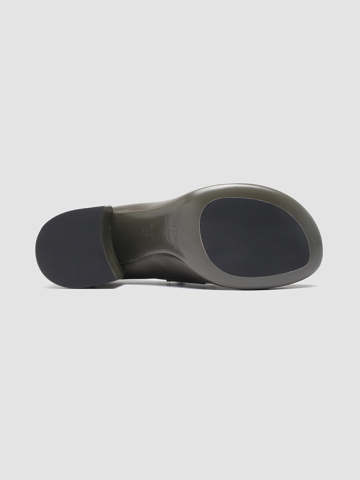 Officine Creative ETHEL 001 Mocassini Penny in Pelle Verde Economico