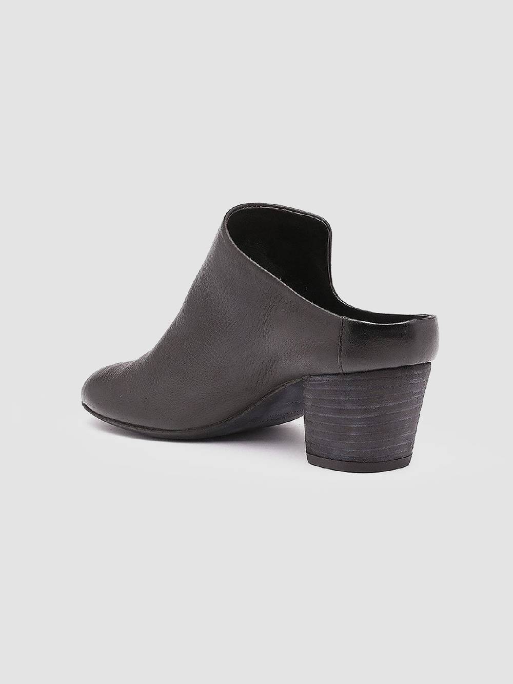 Officine Creative ADELE 003 Black Leather Sandals Vendita Calda