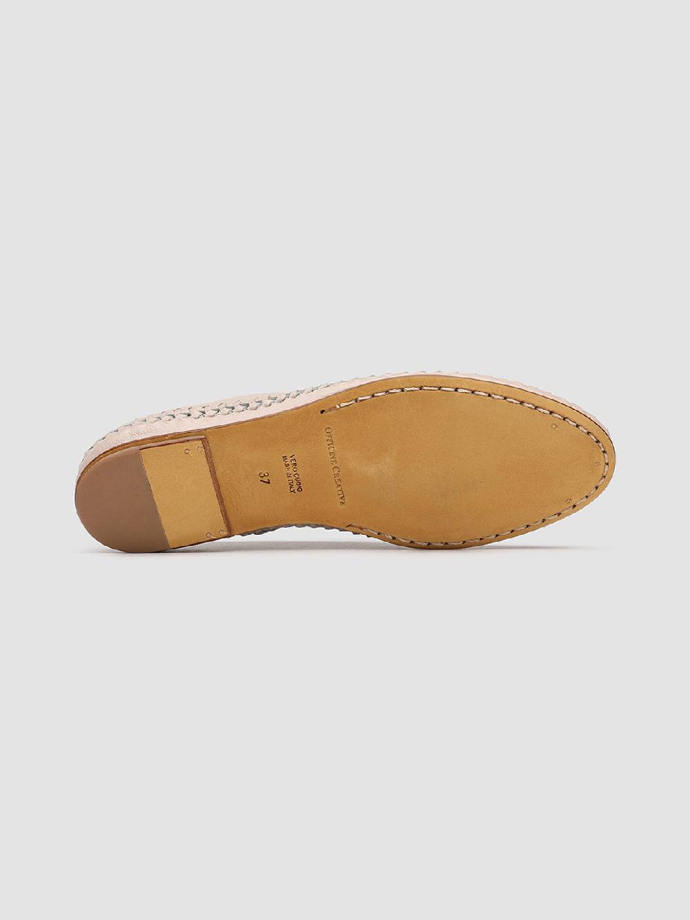 Officine Creative BESSIE 002 Mocassini in Pelle Rosa Super sconto