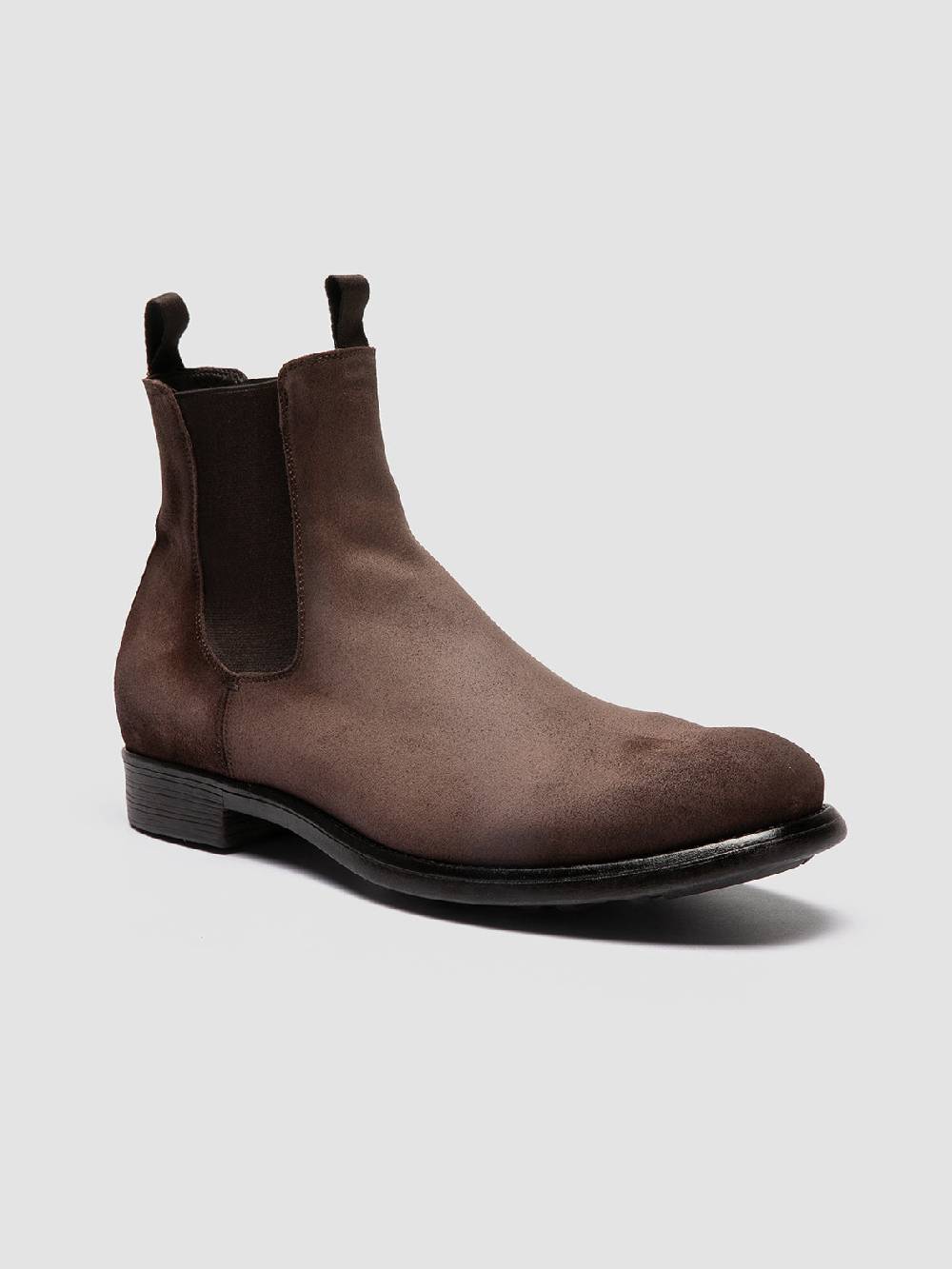 Officine Creative CHRONICLE 002 Stivaletti Chelsea in Camoscio Tortora Vendite Flash