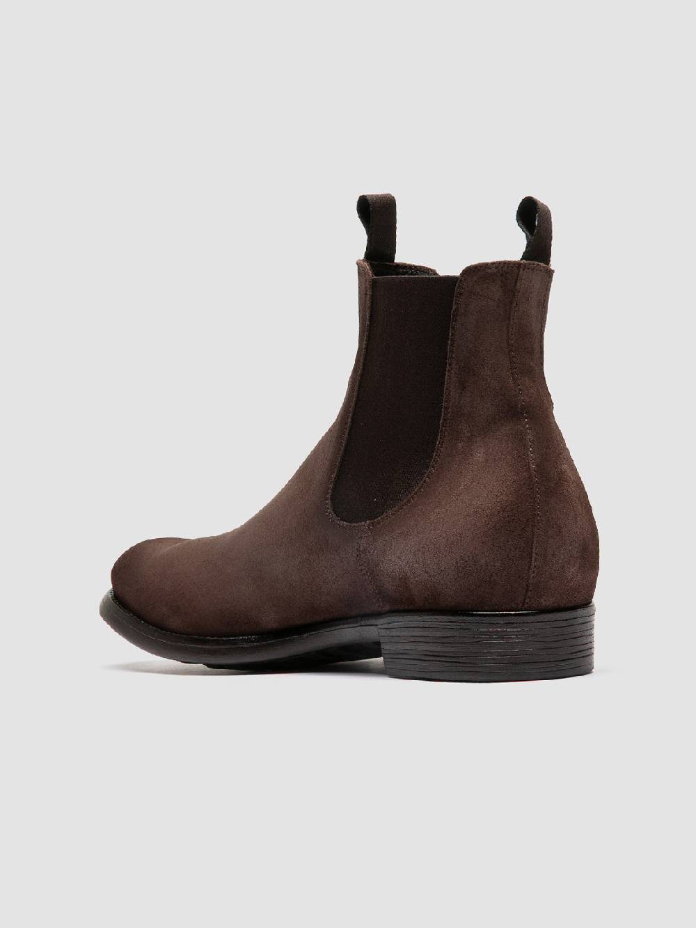 Officine Creative CHRONICLE 002 Stivaletti Chelsea in Camoscio Tortora Vendite Flash