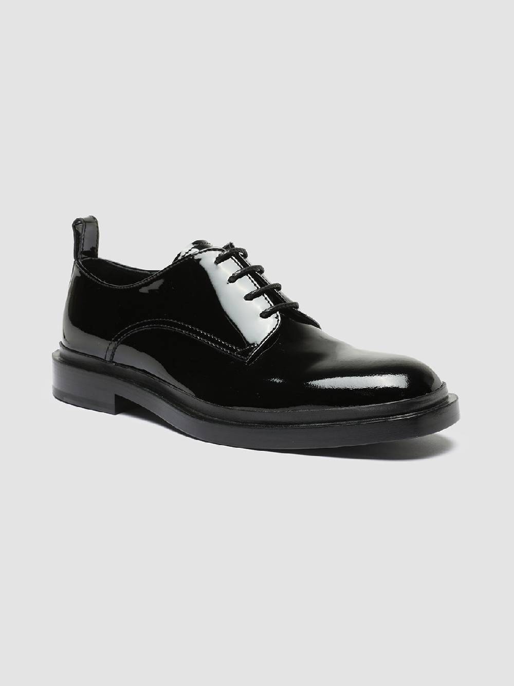 Officine Creative CONCRETE 003 Derby in Pelle Nera Nuova