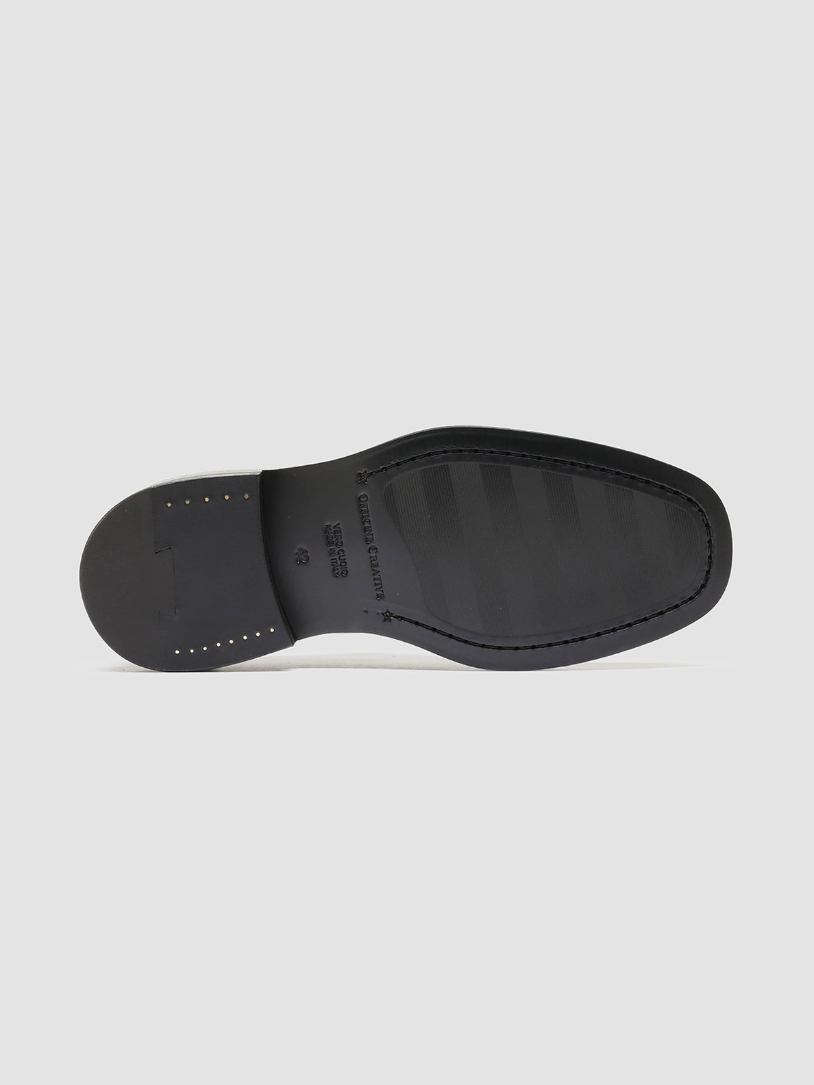 Officine Creative CONCRETE 003 Derby in Pelle Nera Nuova