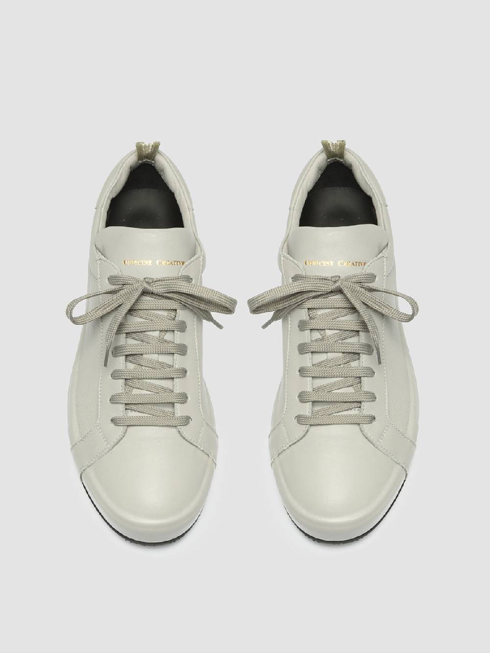 Officine Creative CORE 001 Sneakers in Pelle Grigia In Linea