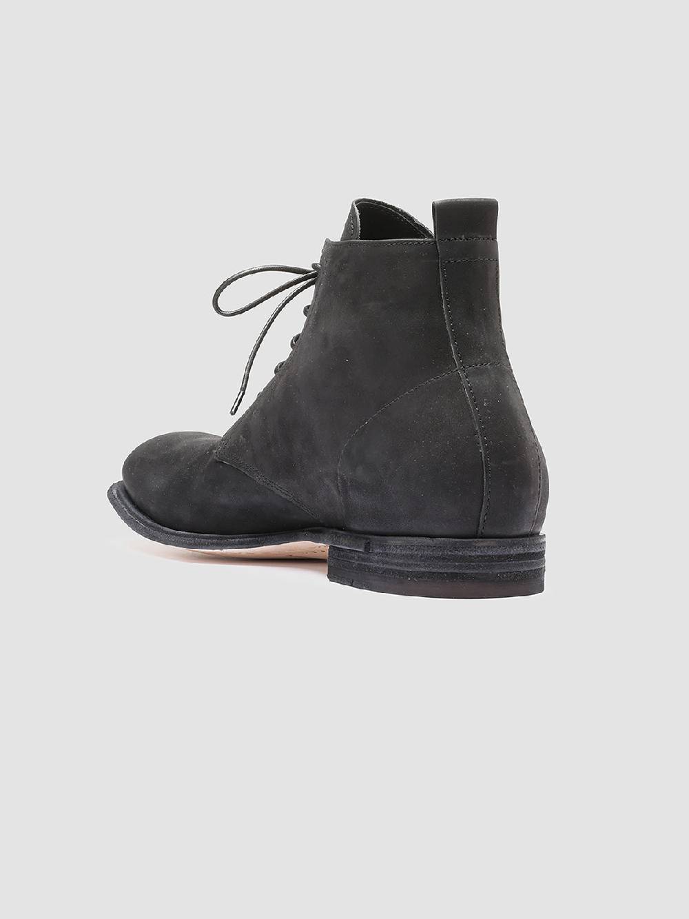 Officine Creative DURGA 002 Stivaletti in Pelle Scamosciata Nera Spedizione Gratuita