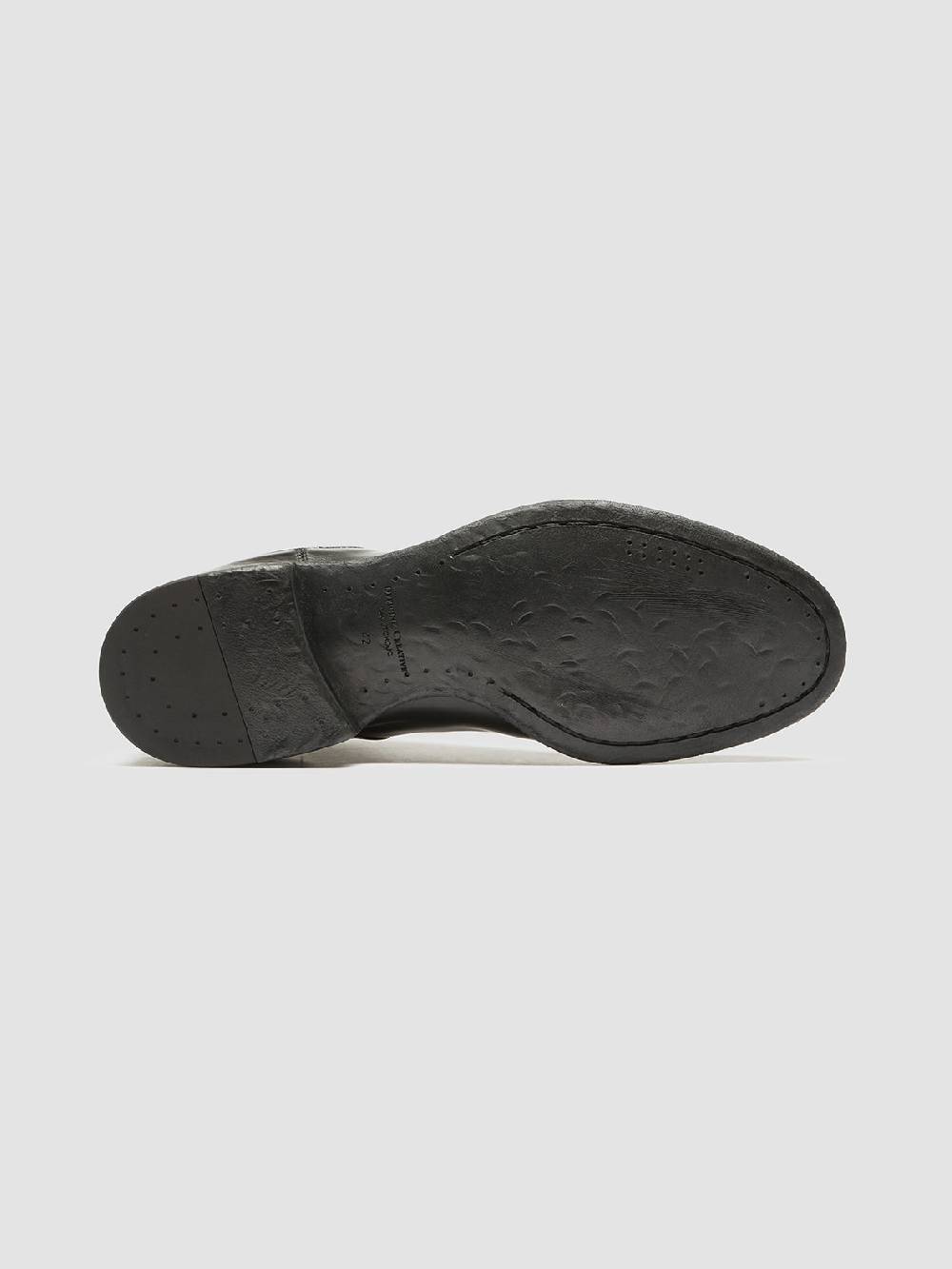 Officine Creative EMORY 012 Stivaletti Chelsea in Pelle Nera Pezzi Unici