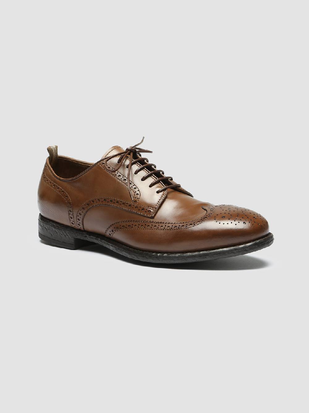 Officine Creative EMORY 015 Derby in Pelle Marrone Qualità Garantita