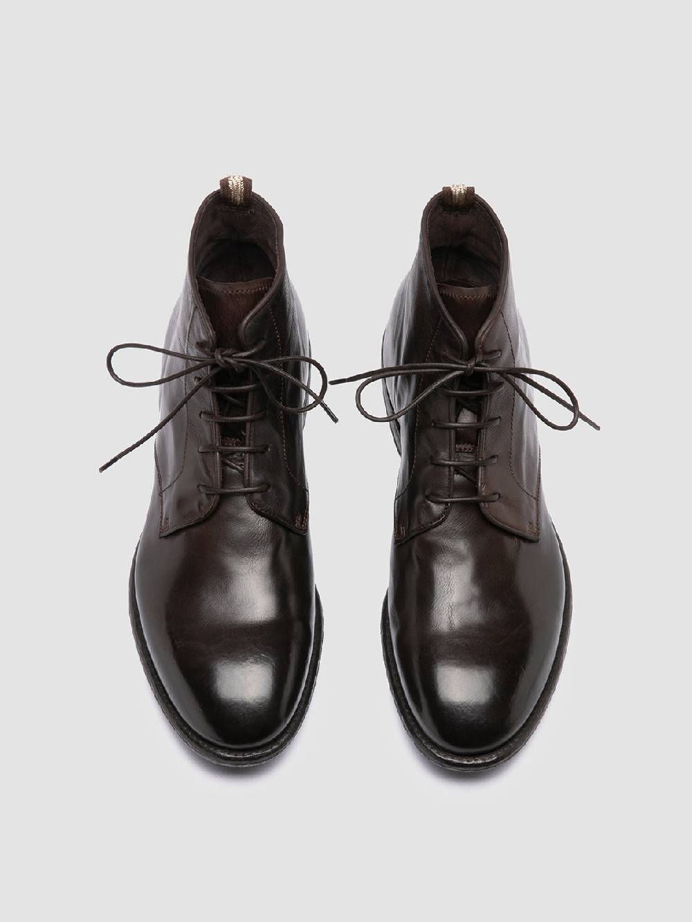 Officine Creative EMORY 023 Stivaletti in Pelle Marrone Fino Al -60%