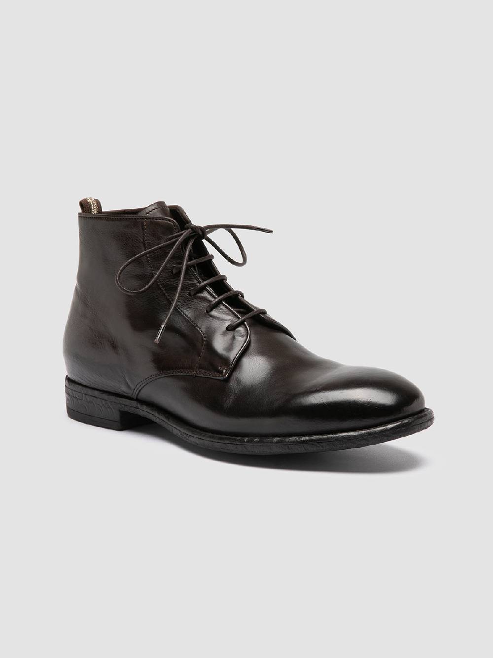 Officine Creative EMORY 023 Stivaletti in Pelle Marrone Fino Al -60%