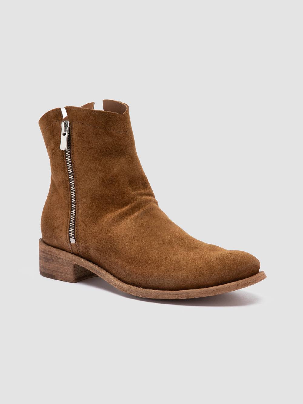 Officine Creative LISON 051 Stivaletti in Pelle Scamosciata Marrone Affare Del Giorno