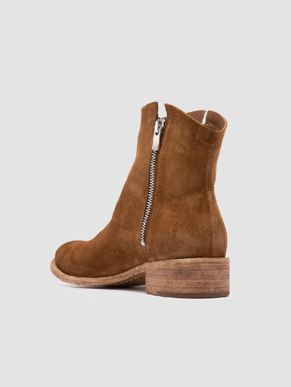 Officine Creative LISON 051 Stivaletti in Pelle Scamosciata Marrone Affare Del Giorno