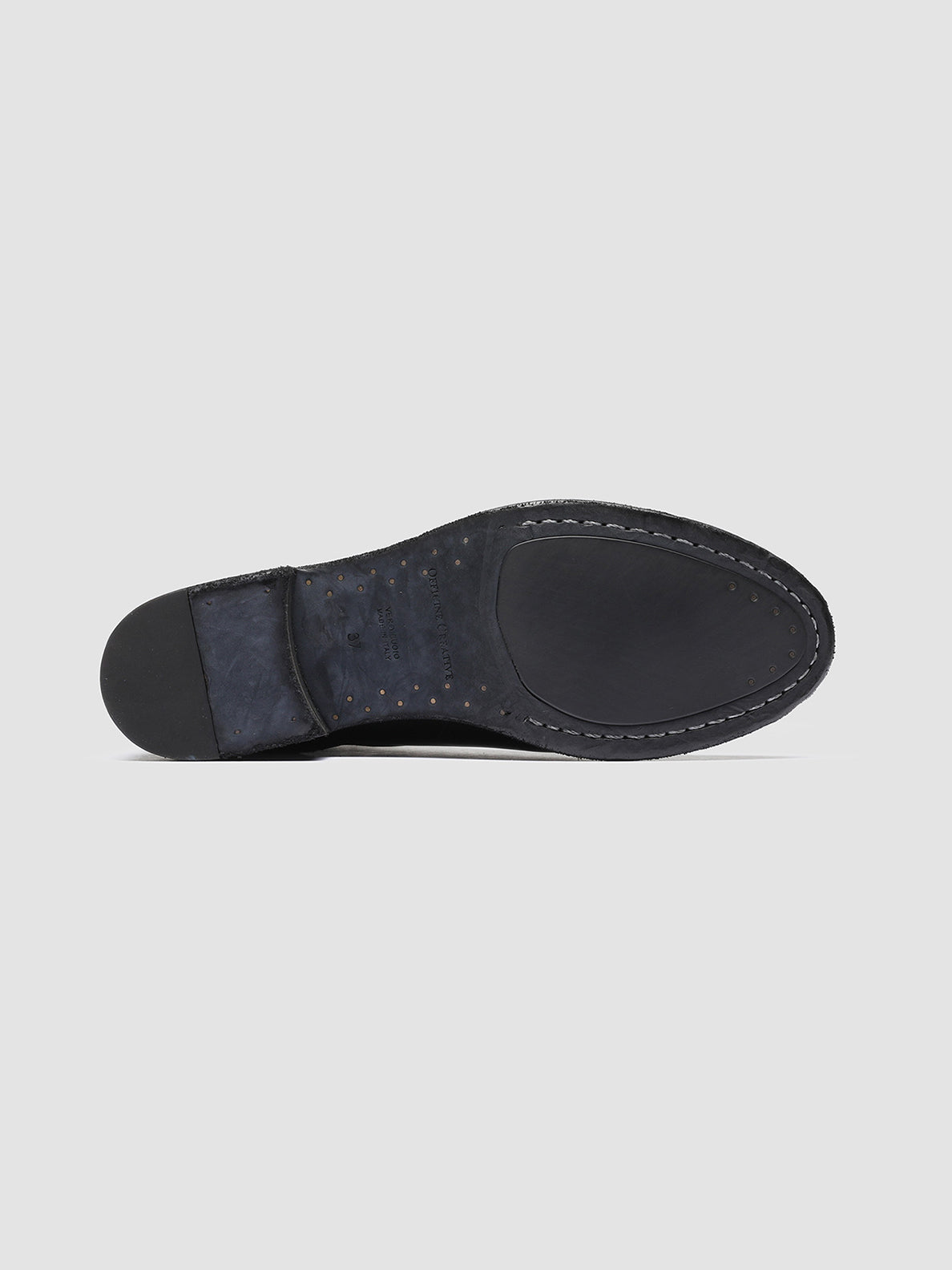 Officine Creative SELINE 002 Stivaletti Chelsea in Pelle Nera Sconto