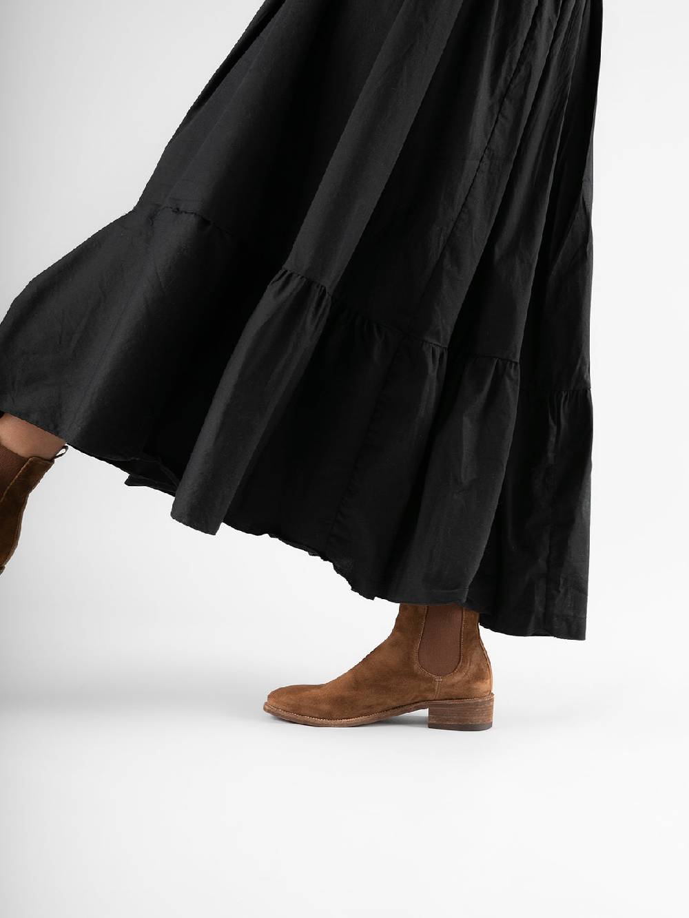 Officine Creative SELINE 029 Stivaletti Chelsea in pelle scamosciata Marrone Offerta