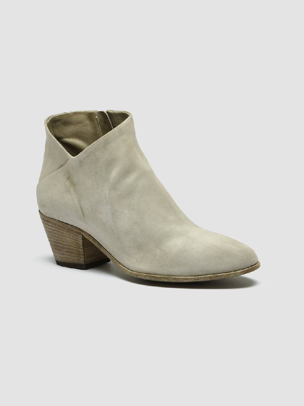 Officine Creative SHIRLEE 002 Stivaletti in Pelle Scamosciata Verde Offerte