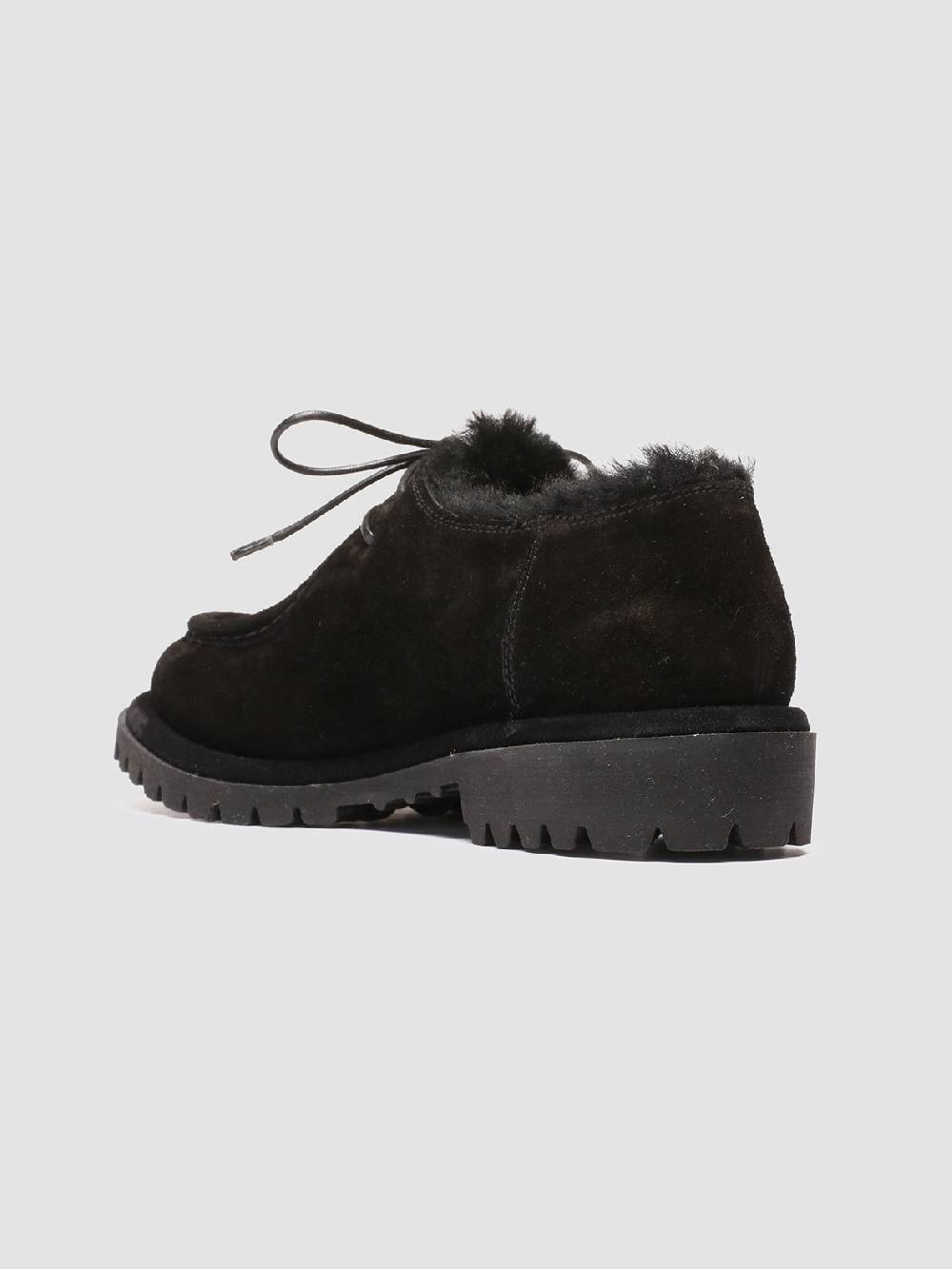 Officine Creative SPECTACULAR W 106 Derby in Pelle Scamosciata Nera Hotsell