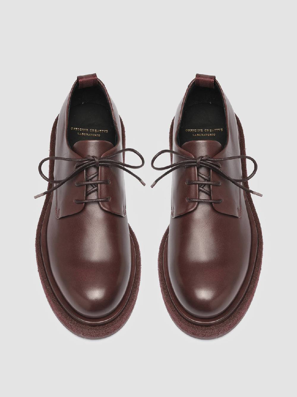 Officine Creative TONAL 100 Derby in Pelle Bordeaux Vendita Economica