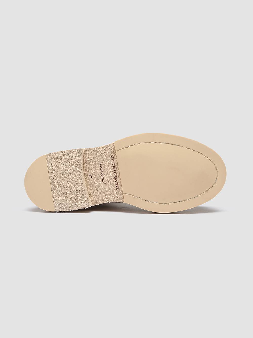 Officine Creative TONAL 105 Stivaletti Chelsea in Pelle Avorio Vendite Flash
