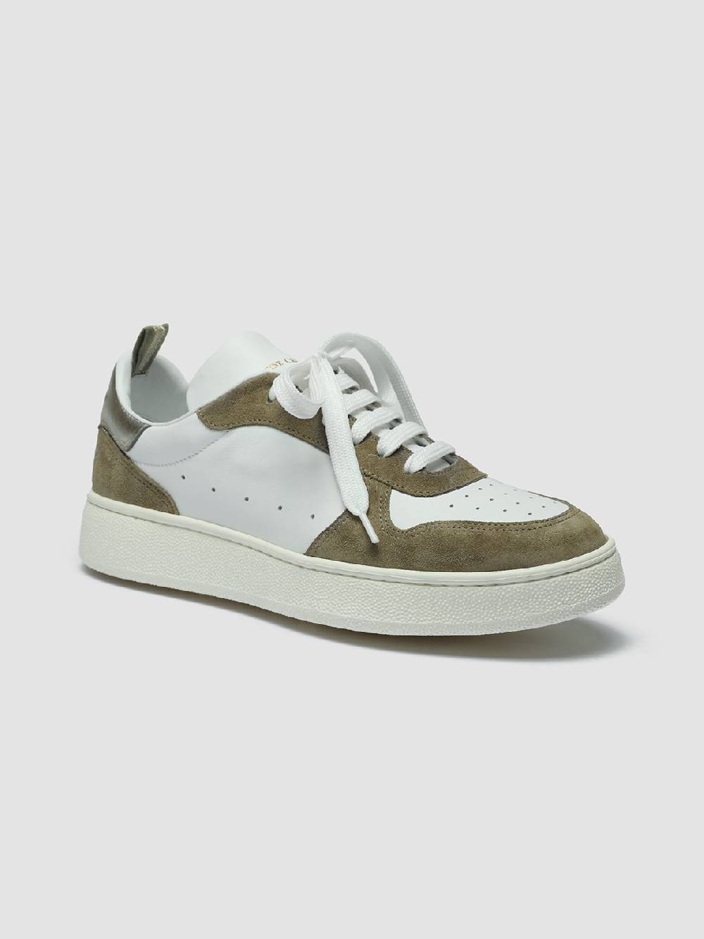 Officine Creative MOWER 110 Sneakers in Pelle Bianca Qualità