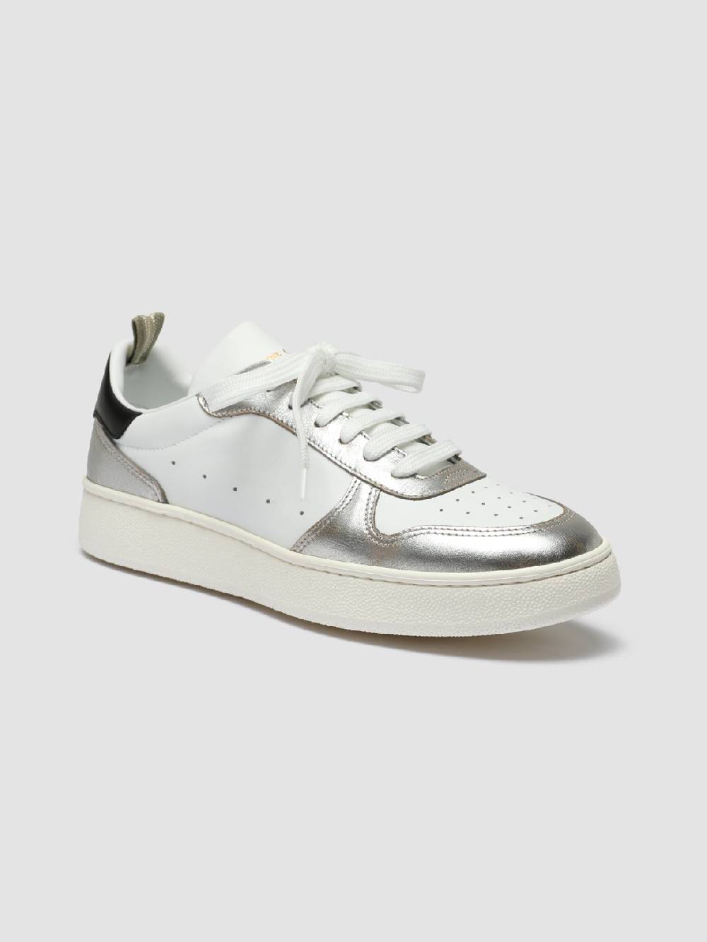 Officine Creative MOWER 110 Sneakers in Pelle Bianca Vendita