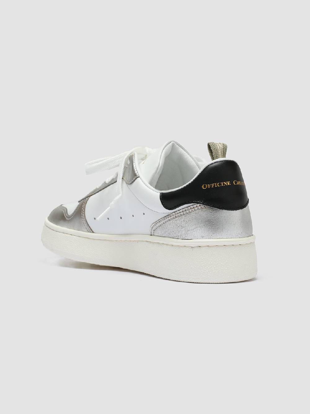 Officine Creative MOWER 110 Sneakers in Pelle Bianca Vendita