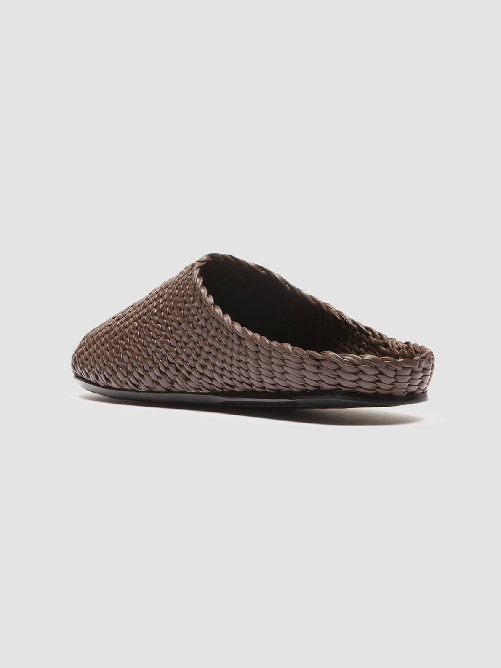 Officine Creative POLLY 001 Sabot in Pelle Marrone Spedizione Gratuita