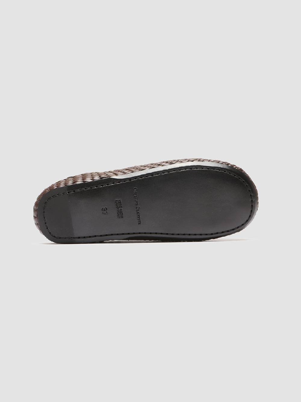 Officine Creative POLLY 001 Sabot in Pelle Marrone Spedizione Gratuita
