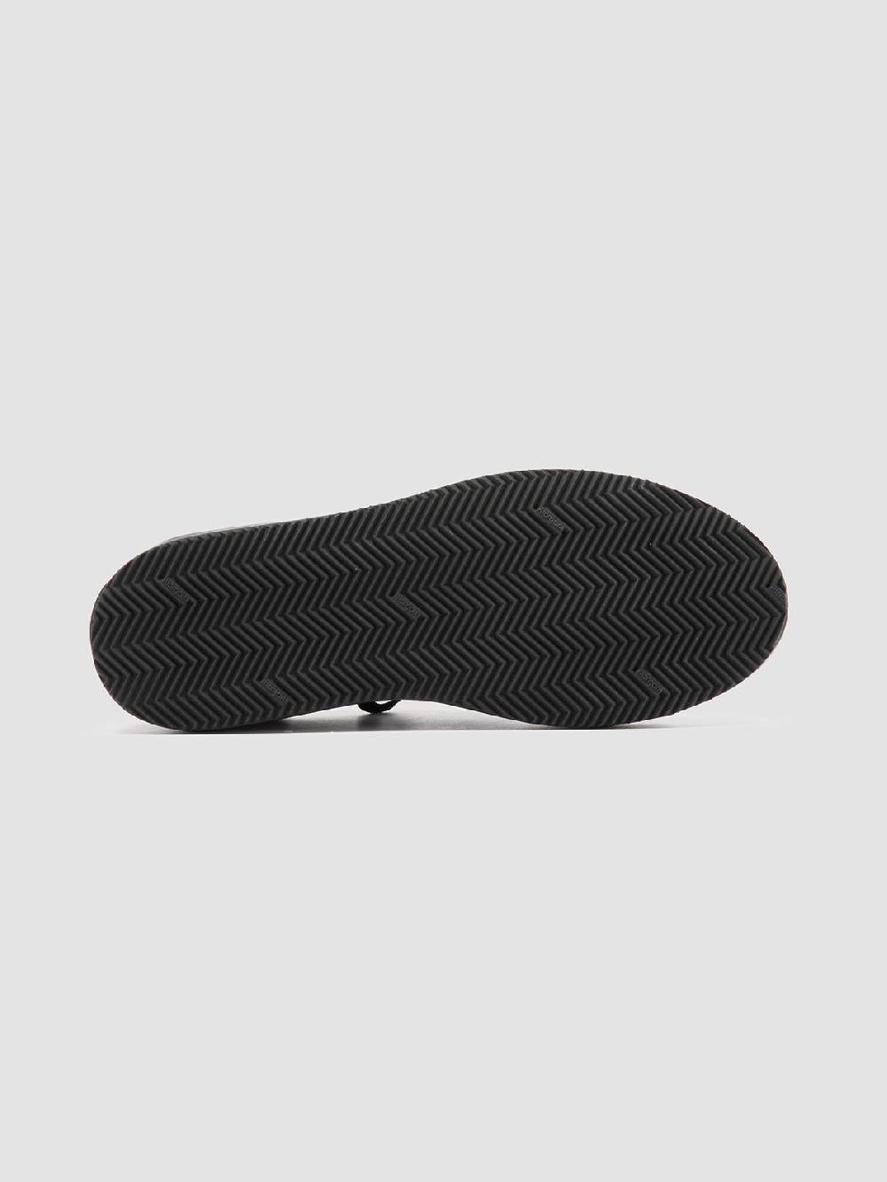 Officine Creative PRIMARY 101 Sneakers in Pelle Nera Pezzi Unici