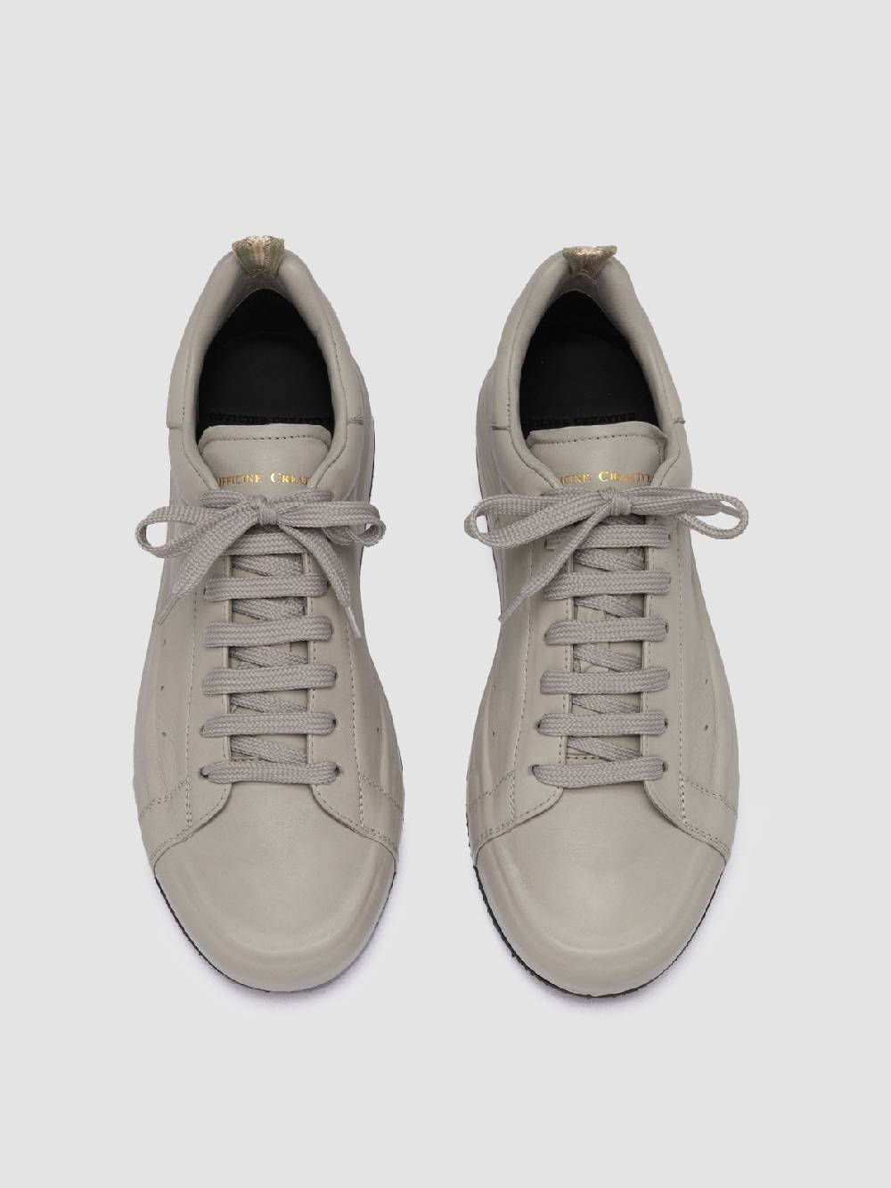 Officine Creative PRIMARY 101 Sneakers in Pelle Tortora Offerta esclusiva