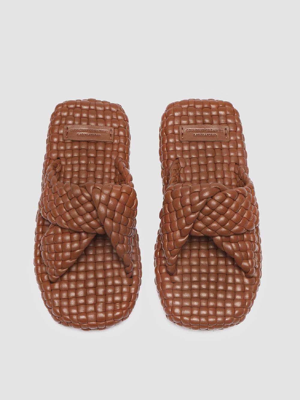 Officine Creative WILLOW 001 Sandali in Pelle Marrone Promozione Limitata