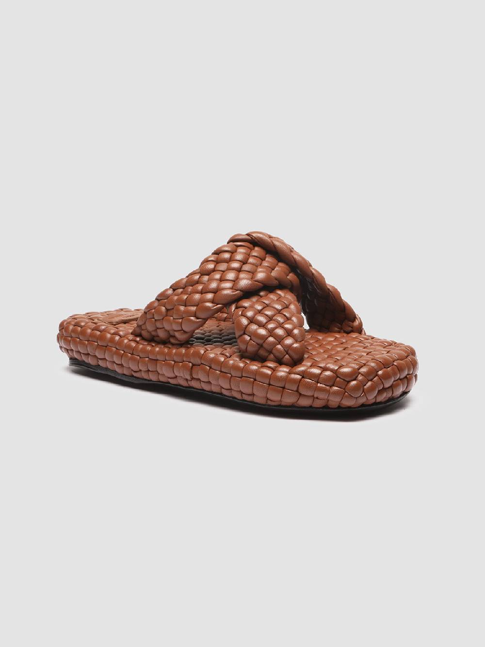 Officine Creative WILLOW 001 Sandali in Pelle Marrone Promozione Limitata
