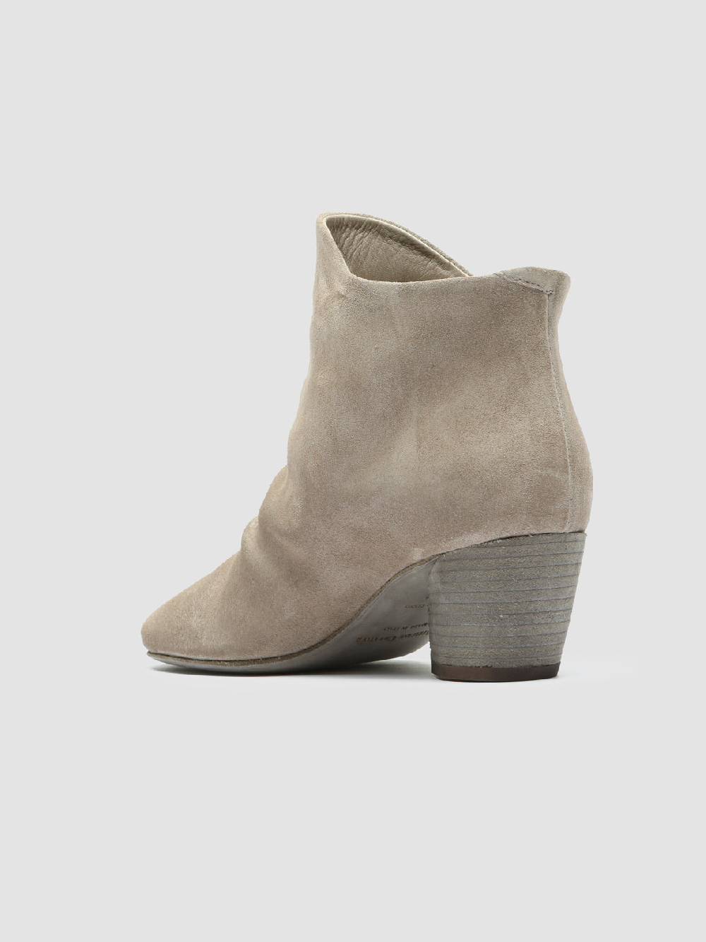 Officine Creative BETH 006 Stivaletti in Pelle Scamosciata Tortora Fino Al -60%