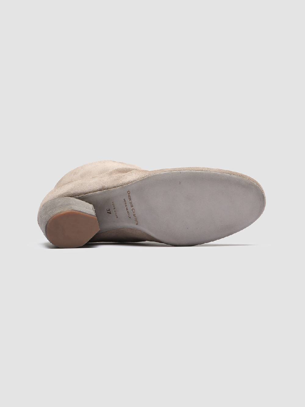 Officine Creative BETH 006 Stivaletti in Pelle Scamosciata Tortora Fino Al -60%