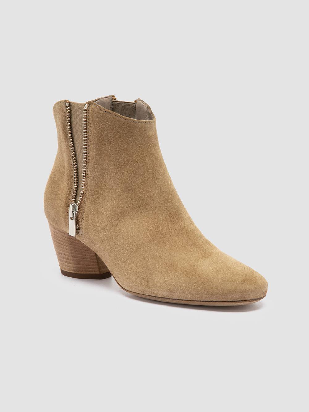 Officine Creative BETH 012 Stivaletti Chelsea in Pelle Scamosciata Marrone Affare Del Giorno