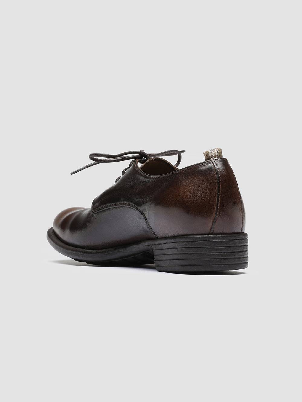 Officine Creative CALIXTE 001 Derby in Pelle Marrone Sottocosto
