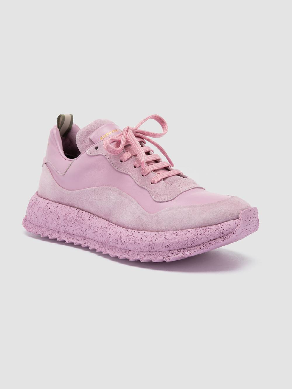 Officine Creative RACE RUBREX 101 Sneakers Basse in Pelle e Camoscio Rosa Offerta