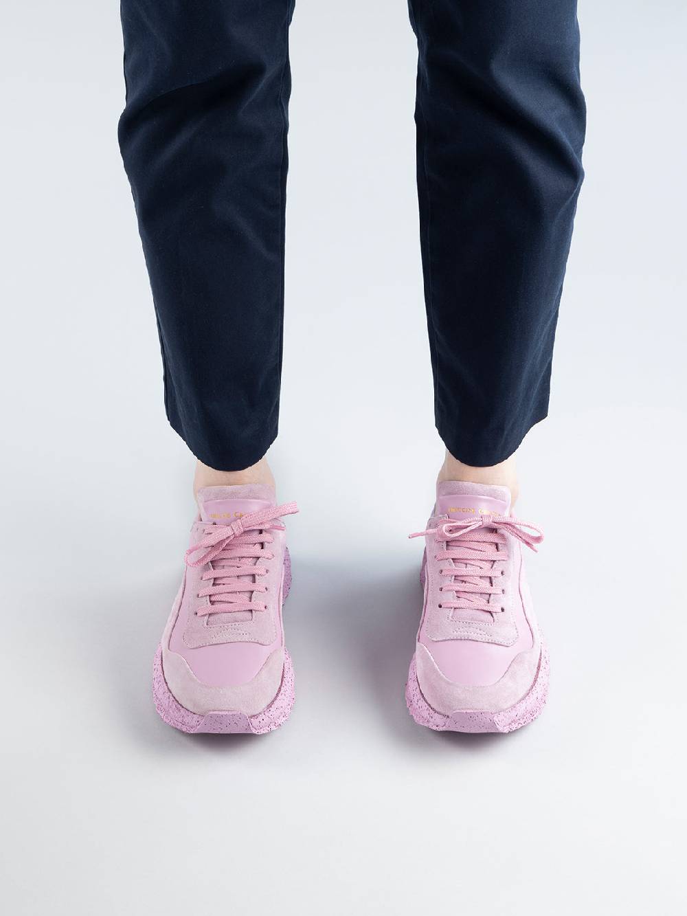 Officine Creative RACE RUBREX 101 Sneakers Basse in Pelle e Camoscio Gialla Online
