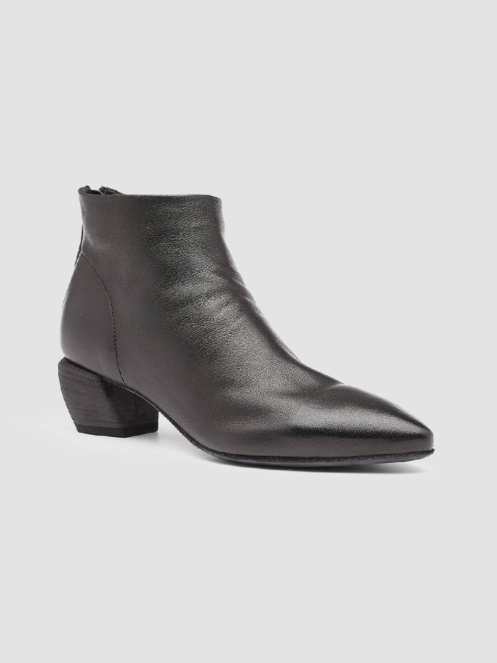 Officine Creative SALLY 001 Stivaletti in Pelle Nera Outlet