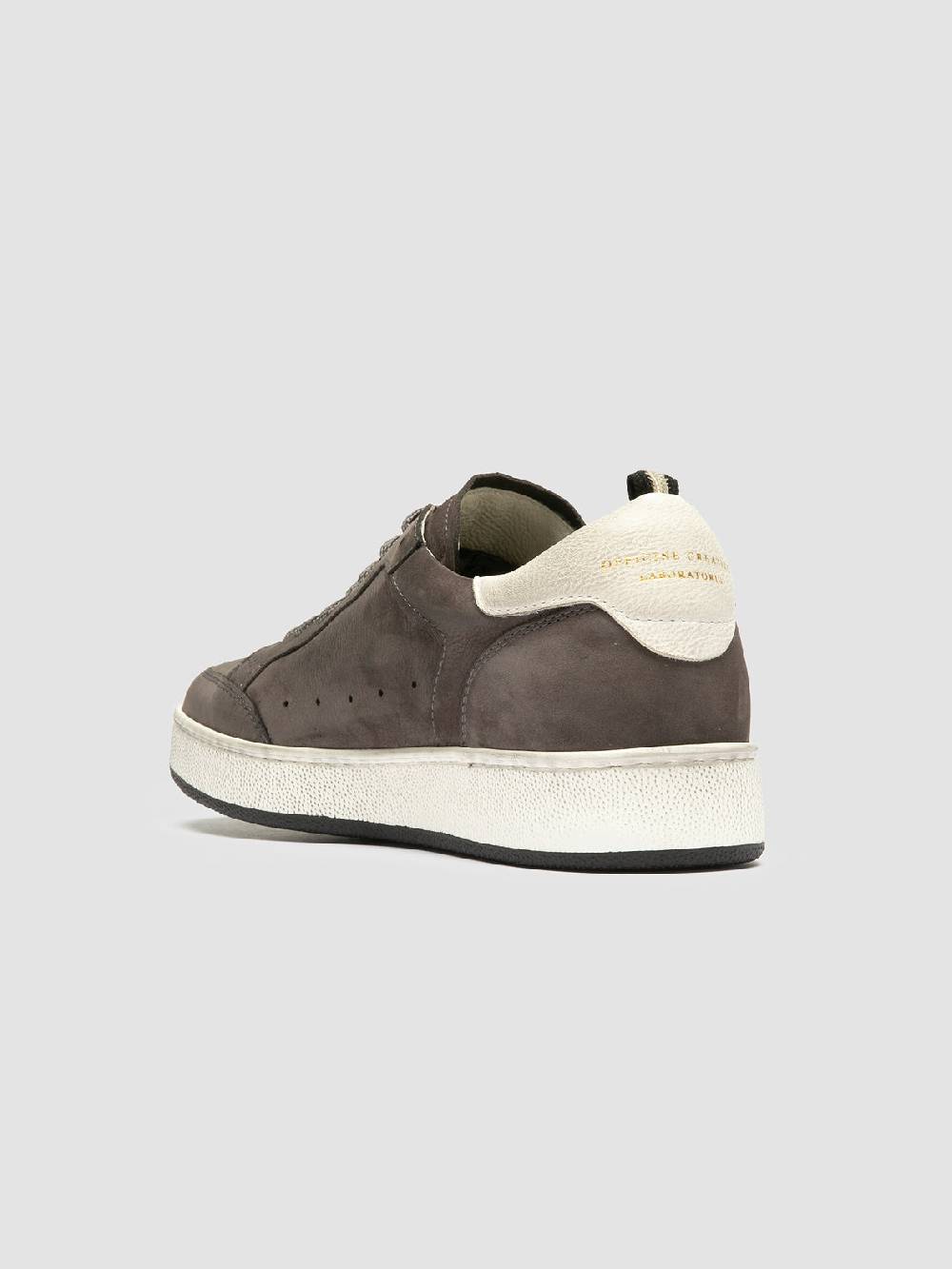 Officine Creative THE ANSWER 102 Sneaker Basse in Nabuk Grigio Hotsell