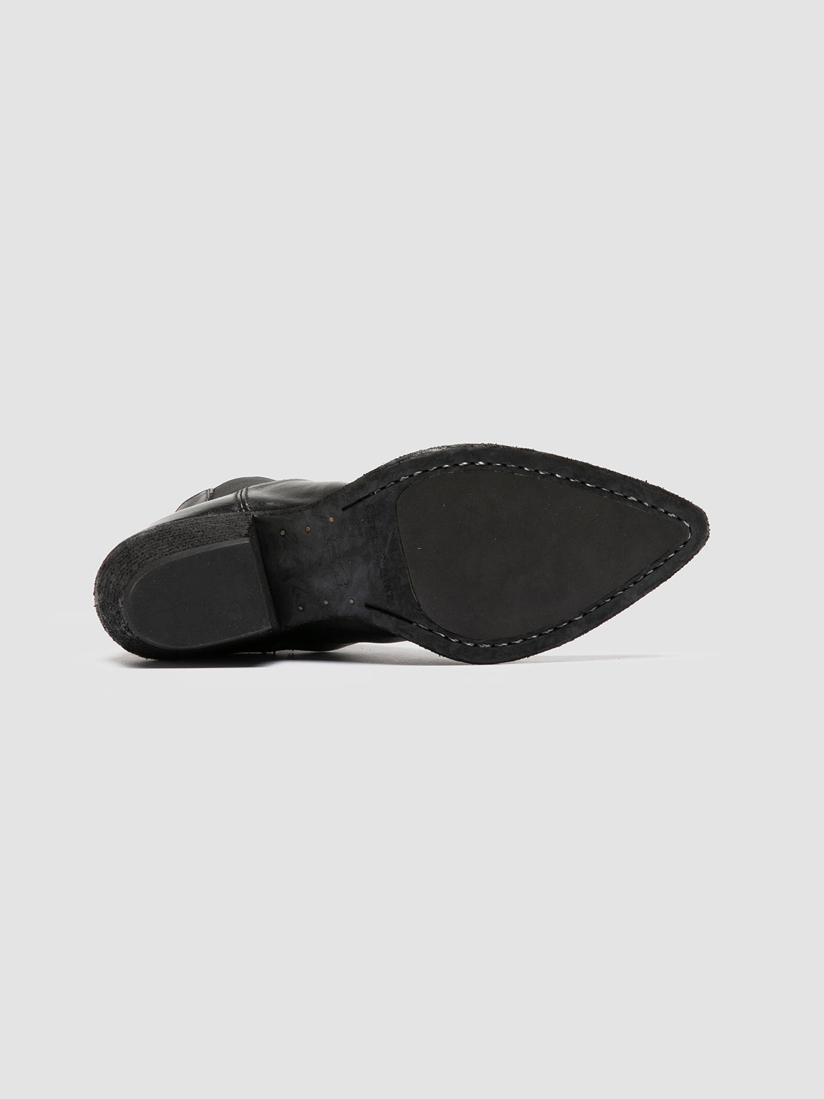 Officine Creative WANDA DD 102 Stivaletti Chelsea in Pelle Nera Saldi Di Fabbrica